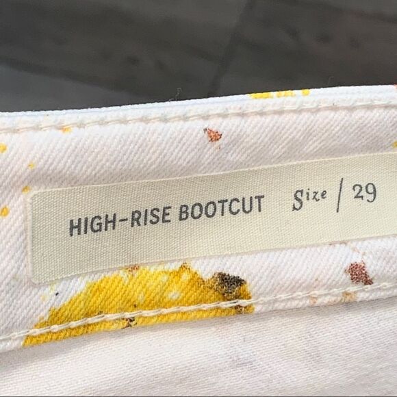 Anthropologie Pilcro & The Letterpress High Waisted Cropped Lemon Jeans - Picture 9 of 11